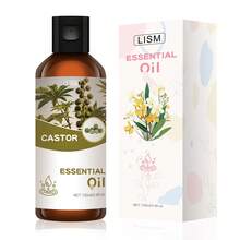 LISM 100毫升/3.4盎司，30毫升/1.0盎司高品质蓖麻油，按摩油，护肤油，SPA身体油，舒缓保湿，有助于改善肌肤状况，100%纯天然，适用于香薰机、加湿器，自然风格 | 滋养油，节日礼物 - 蓖麻精油 - 查看 9