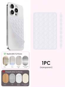 1PC/2PCS Multi-Color Strong Silicone Phone Case, Double-Sided 80 Suction Cups Stand - Hands-Free Selfie/Video Stand, Suitable For IPhone And Android Phones, Birthday Gift, Phone Stand For Family And Friends, Phone Accessories - Multicolor - View 14