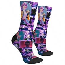 女团K-Pop袜子，创意趣味，舒适保暖，男女皆宜的休闲时尚袜子 - 彩色 - 查看 6