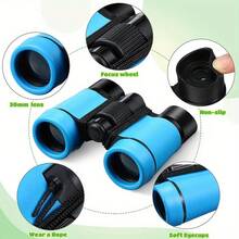 1 pieza Juego de binoculares resistente a golpes - Ideal para observación de aves, caza y senderismo, ¡Juguete! ¡Excelente opción de regalo de cumpleaños! - Multicolor - Ver 7