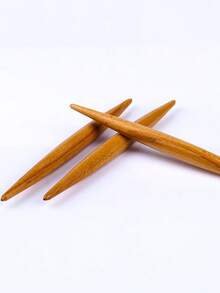 尖头擀面杖、双尖擀面杖、鱼肚擀面杖、山毛榉木擀面杖、不粘擀面杖、木制擀面杖、山毛榉木烘焙工具、木制擀面杖、擀面杖、压面杖、尖头擀面杖 - 卡其色 - 查看 3