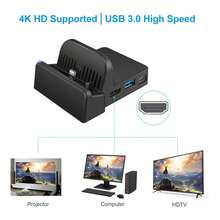 Multi-Function Nin-Switch Switch TV Dock And Charging Station With 4K HD Output, 5-Port Hub (Type-C PD, USB 3.0, Dual USB 2.0), For Nin-Switch Charger,Nin-Switch Accessories. - View 2