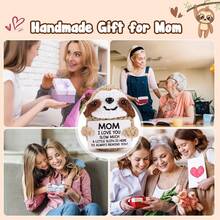 1pc Adult Crochet Sock Filler, Funny Sloth Mini Crochet Animal, Suitable As Gag Gift For Mother's Day, Coworkers, Boss, Friends, Birthday Gift - Multicolor - View 5