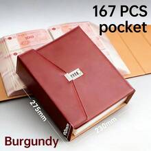 CENS 2026 New Arrival Password Lock Piggy Bank, Thick & Luxurious Large Capacity Cash Coin Saving Box - Savings Book - View 7