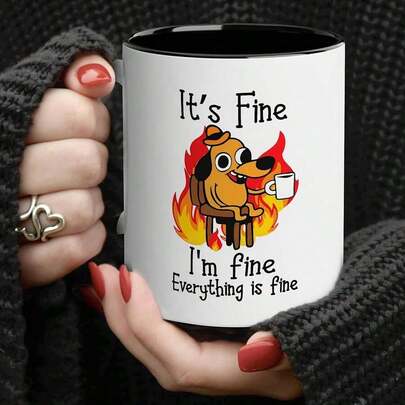 Chiếc cốc cà phê bằng gốm sứ thời trang với họa tiết hình chú cún con, thích hợp làm quà tặng cho nam giới, cha, chồng, anh em trai, người đam mê thể thao, và là lựa chọn lý tưởng cho quà tốt nghiệp và sinh nhật.