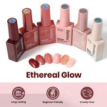 Beetles Gel Nail Polish Kit With U V Light - 80Pcs Color Enchantment 55 Colors Gel Polish Starter Kit - Ánh sáng huyền ảo 6 màu - Xem 2