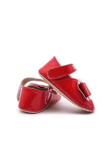 Infant Toddler Shoes Bow Tie Breathable Infant First Walking Shoes - Red - View 10