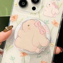 1个可爱兔子、绵羊、猫咪造型磁吸气囊手机支架，多功能Magsafe磁吸可拆卸手机支架 - 彩色 - 查看 8