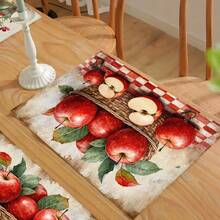 2 pezzi Tovagliette con motivo frutta, stile minimalista per colazione, decorazione tavolo da pranzo, accessori da cucina, tovagliette in lino, sottobicchieri, presine, sottopiatti, facili da pulire, adatte per casa, ristorante, sala da pranzo, set - Multicolore - Visualizzare 11
