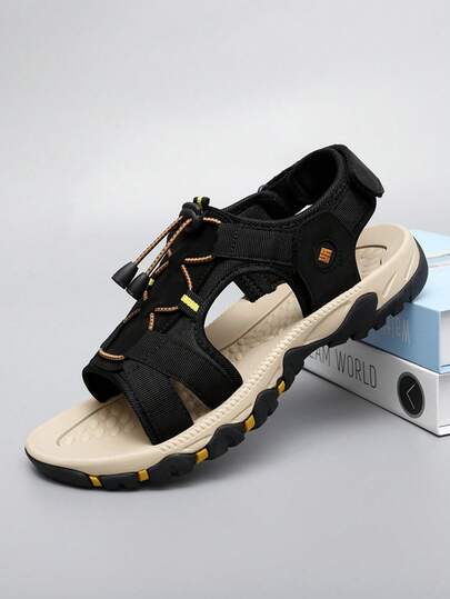 2026 New Men's Outdoor Sandals, Non-Slip Wear-Resistant Soft Sole, Beach Shoes, Suitable For Hiking