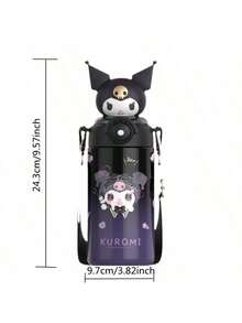 SANRIO 1个（600毫升）水瓶 - 耐热 - 316不锈钢，适用于办公室、露营、家庭、学校，可作为礼物送给女朋友、孩子生日、圣诞节（--Melody--Hangyodon--） - 彩色 - 查看 5