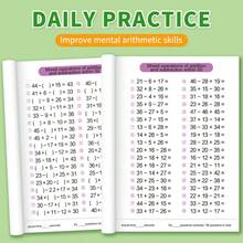 64 Pages Math Workbook, Addition And Subtraction Practice Within 10-100 - Multicolor - View 5