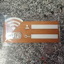1 biển báo mật khẩu WiFi bằng gỗ, biển chỉ báo mạng không dây treo tường, phụ kiện trang trí nhà cửa đa chức năng. - A - Xem 11
