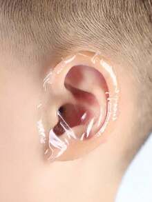 20/50/100pcs Plastic Waterproof Ear Plugs, Swimming Waterproof Ear Plugs, Disposable Waterproof Swimming Shower Ear Covers, Ear Covers, Adult Ear Covers, Waterproof Ear Covers, Swimming Ear Covers, Shower Caps, Hair Dye Caps, Protective Shower Caps - Multicolor - View 11