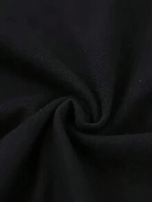 Hell Star Paradise Skull Flame Distressed Oversized Graphic Tee Men's Short Sleeve Pure Cotton T-Shirt Loose Fit, Y2K Streetwear Vintage Casual Punk Gothic Aesthetic Baggy 100% Cotton Pullover Gift - Black - View 3