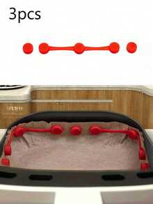 Magnetic Silicone Clips For Air Fryers (3 Or 6 Packs) Are Used To Secure Baking Paper In Air Fryers And Safely Lock The Disposable Liners To Prevent The Paper From Burning. - Multicolor - View 10