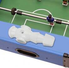 Cunyuer Foosball Replacement Players, Foosball Men 2 PCS, Table Soccer Guys, Plastic Replacement Parts For Football Table Player, Dia 16mm Universal - White - View 3