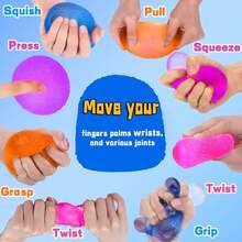 Mini Ice Cube Slow Rebound Squeeze Toy, Finger Spinner Stress Relief Toy, Desktop Anxiety Relief Toy, Portable Stress Ball Gift - Multicolor - View 10