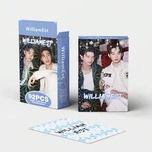 WILLIAMEST Card, 60pcs Cards + 32pcs Stickers, Westie, William Jakrapatr, EST, Collectible Cards, Kpop Fans Merch Goods, Game Cards, Collectibles, Can Be Stored In ID Card Holders Or Transit Card Sleeves, Collectibles, Birthday Gift - Multicolor - View 7