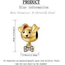 1pc Cute Cartoon Boy And Girl Charms Couple Beads Fit Original Bracelet & Bangle, Fashion DIY Jewelry Gift For Lovers Valentine's Day - Multicolor - View 3