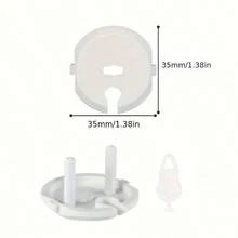 Bộ 30/15/10 nắp bảo vệ phích cắm điện kiểu Châu Âu/Pháp kèm chìa khóa, nắp bảo vệ ổ cắm điện an toàn cho trẻ em, nắp bảo vệ phích cắm an toàn cho trẻ nhỏ, phù hợp với nhiều loại ổ cắm điện, dễ lắp đặt, bền chắc, bộ bảo vệ an toàn cho trẻ em tại nhà và văn phòng. - Nhiều màu - Xem 2
