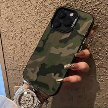 1 pieza Funda de teléfono con estampado de camuflaje estilizado, IMD láser con bordes suaves y parte posterior dura, de alta calidad, compatible con modelos de Apple 17/17Pro/17Promax/16/16Plus/16Pro/16ProMax/15/15Plus/15ProMax/14/14Plus/14Pro/14ProMax, 13/13Pro/13ProMax, 12/12Pro/12ProMax, 11/11Pro Max - Multicolor - Ver 4
