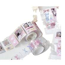 1pc Reusable Bowknot Decorative Washi Tape, Suitable For DIY Crafts And Packaging - Multicolor - View 4