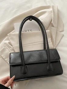 2026新款优雅日常风现代简约时尚多功能女士单肩包 - 黑色 - 查看 10