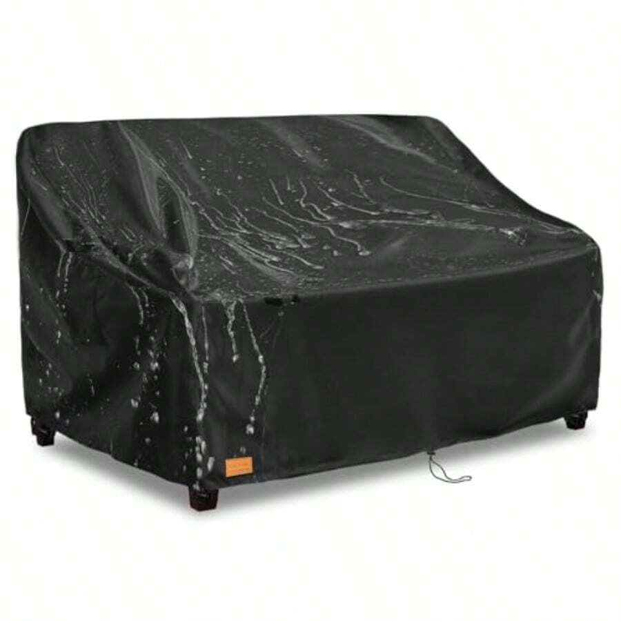 Funda para sofá de 3 plazas funda para sofá al aire última intervensión para hasta 85 pulgadas de ancho x 38 de profundidad x 35 pulgadas de alto fundas impermeables para muebles de patio color - como en la foto - Ver 1