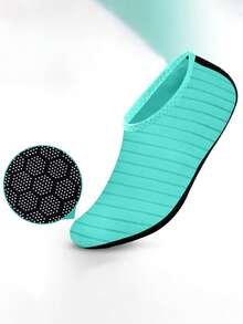 1/3/5双随机加厚蜂窝底沙滩袜，防滑防割耐磨瑜伽健身地板徒步赤脚鞋袜 - 彩色 - 查看 26