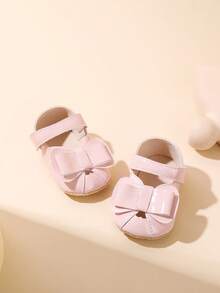 Infant Toddler Shoes Bow Tie Breathable Design - Pink - View 14