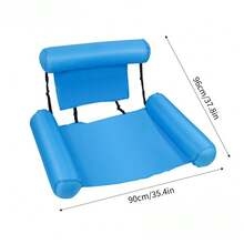 1pc Adult Inflatable Pool Float, Thickened Inflatable Pool Noodle, Suitable For Summer Party, Beach, Lake Water Recreation Floating Chair, Beach Essential Accessory - Multicolor - View 18