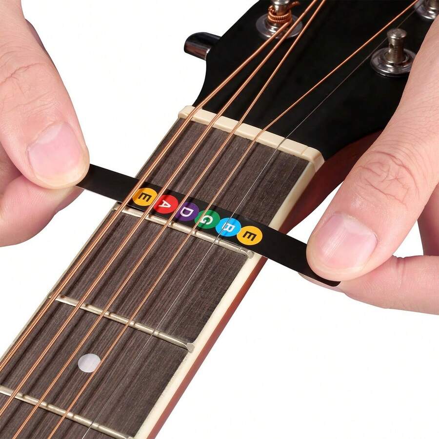 13pcs/Set Guitar Beginner Stickers, Guitar Fretboard Stickers, Memo Stickers - Multicolor - View 1