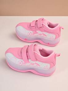 单扣可伸缩轮滑鞋，时尚运动鞋 - 淺粉色 - 查看 4