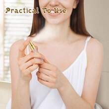 FIGHTYU 10pcs/20pcs 5/10ml Empty Transparent Glass Spray Bottles, Refillable Mini Perfume Atomizer, Travel Sample Bottles With Gold Aluminum Sprayer, For Beauty, Essential Oils, Plants, Home & Daily Use, Travel Essentials, Fine Texture, Low Allergy, Ideal For Business Travelers And Busy Professionals (Shiny Gold) Perfume Bottle Refillable Bottle Perfume Refillable Bottle Mist Spray Bottle Mini Spray Bottle Leak Proof Bottle - View 4