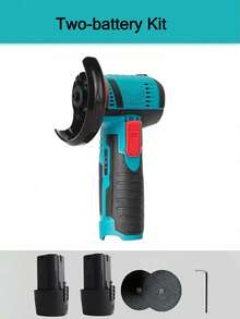 3-Inch Rechargeable Wireless Lithium Battery Handheld Grinder, DIY Repair Tool, Electric Lithium Battery Powered Mini Portable Multi-Function Polishing Machine, Rust Removal Cutting Multi-Function All-In-One, Small Household Electric Cutting And Grinding Tool - Multicolor - View 10