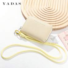 New Minimalist Wallet, Uniquely Designed, Compact Women's Multi-Card Leather Wallet, Multifunctional Coin Purse - Multicolor - View 11