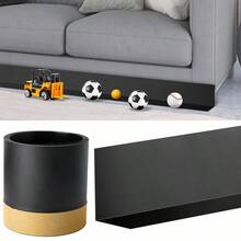 1 Roll Of Adjustable PVC Sofa Barrier - 3 Meters, Cuttable Toy Blocker Under Sofa, Easy-To-Install Sofa Barrier To Keep Pets - Multicolor - View 1