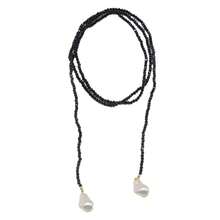 1 chiếc vòng cổ mặt dây chuyền pha lê đen sang trọng, kiểu dáng bất đối xứng, vòng cổ choker dài nhiều lớp đính ngọc trai Baroque dành cho nữ. - Nhiều màu - Xem 6