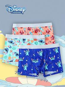 Disney Bộ 3 quần lót nam in hình hoạt hình graffiti, quần boxer nam cạp chun. - Nhiều màu - Xem 1