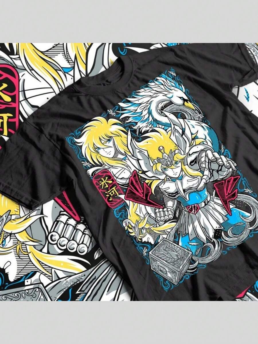 Anime T-shirt, Anime Lover Shirt, Best Anime Shirt, Anime Clothing, Gift for Anime Fan, Anime Art Shirt, Unisex T-shirt, Special T-shirt - Negro - Ver 1