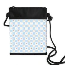 1pc Cute Minimalist Bow Pattern Sanitary Pad/Tampon Pouch, Makeup Bag, Large Capacity Portable Menstrual Pad Organizer - Multicolor - View 6