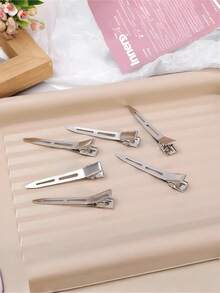 1/10/30/60/100个装 专业女士沙龙发夹，5.5厘米卷发金属发夹，蓬松发根夹，DIY工具，美发配件 - 金屬夾 - 查看 6