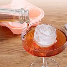 Khuôn làm đá hình hoa hồng 3 chiếc, khay làm đá bằng silicon, đá viên lớn dễ lấy ra, dùng cho cocktail, đồ uống, rượu whisky, rượu bourbon và nước ép tự làm. - Xem 4