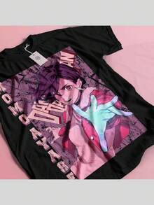 Anime Vintage Special T-shirt Unisex, Anime Manga Shirt, Anime Shirt, Anime Lovers Shirt, Graphic Anime Tee, Manga Shirt, Japanese Anime - Negro - Ver 1