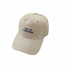 2023 New Spring/Summer Women's Baseball Cap, Versatile, Small Face-Flattering, Letter Embroidery, Curved Brim, Fashion Style - Multicolor - View 10