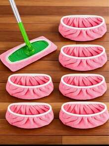 可重复使用的拖把垫,干湿两用平板拖把套,可水洗,适用于硬木地板清洁:高吸水性,干湿两用,适用于大多数平板拖把,不含拖把头,高效地板清洁工具 | 适用于多种表面 | 高吸水性材料 - A - 查看 8