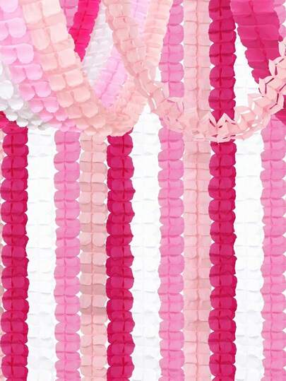 1/10pcs New Paper Decorative Lucky Four-Leaf Clover Paper Pull Flower, Party Decor Streamer Wreath, Valentine's Day Four-Leaf Clover Hanging Banner, Suitable For Wedding, Wedding Room Decor, Classroom Decor, Birthday Party Decor, Wedding Paper Pull Flower