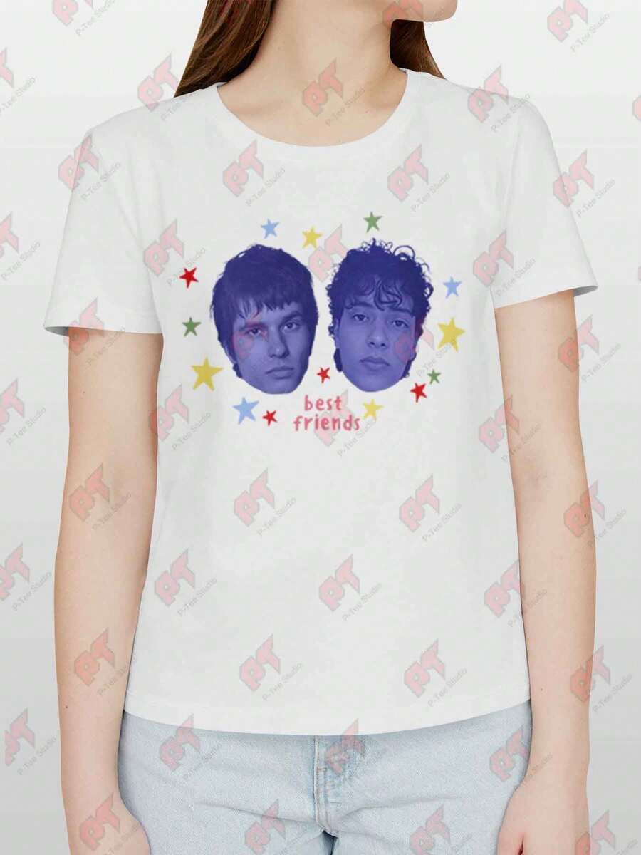 Slushy Noobz Best Friends Gaming Duo Tee - White - View 1