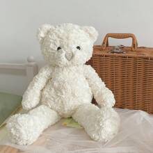 16.5 Inch Cream Teddy Bear Plush Soft Stuffed Animal Toy Soothing Companion Plush Doll Gift For Kids Baby Toddlers Girls Baby Shower Birthday Gift - 白熊 - 查看 8